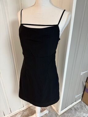 Forever 21 Black Mini Dress with Thin Straps